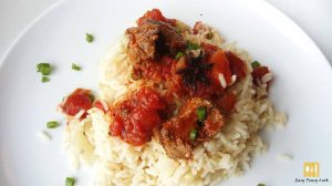 Middle Eastern style rice with chicken